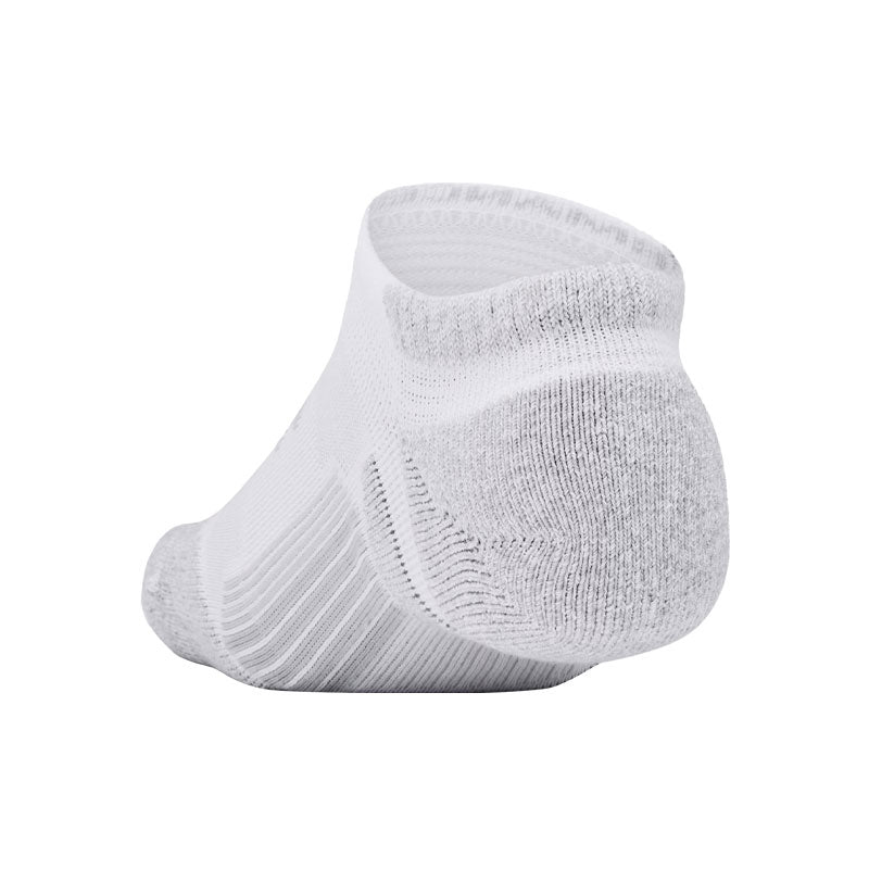 Performance Tech Pro 3-Pack Unisex No Show Socks (White)