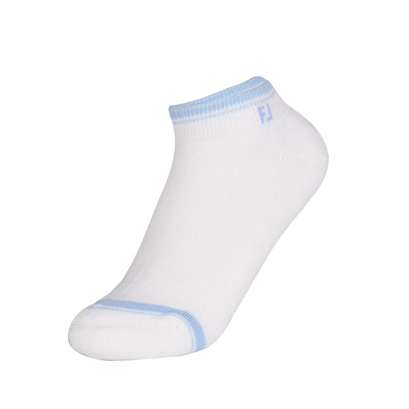 FOOTJOY ProDry Sportlet Women's Socks (White/Blue)