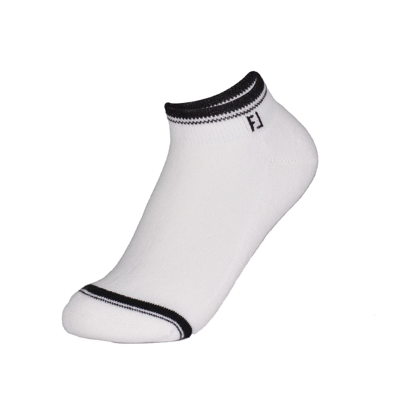 FOOTJOY ProDry Sportlet Women's Socks (White/Black)