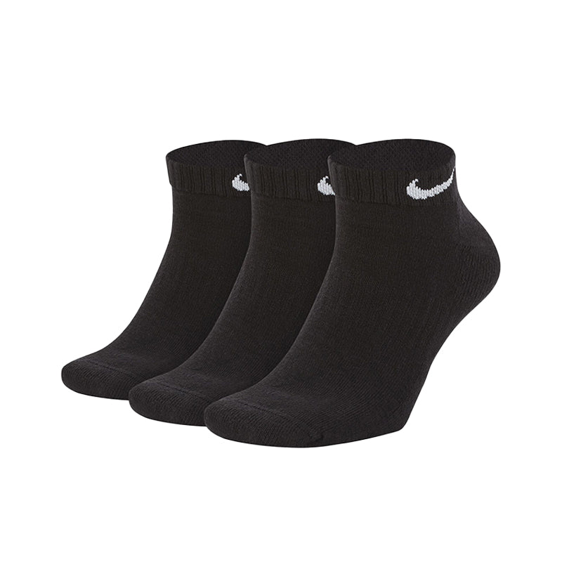 NIKE 3-Pack Ankle Socks (Black)
