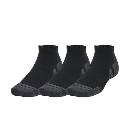UNDER ARMOUR Performance Tech 3-Pack Low Cut Socks (Black)