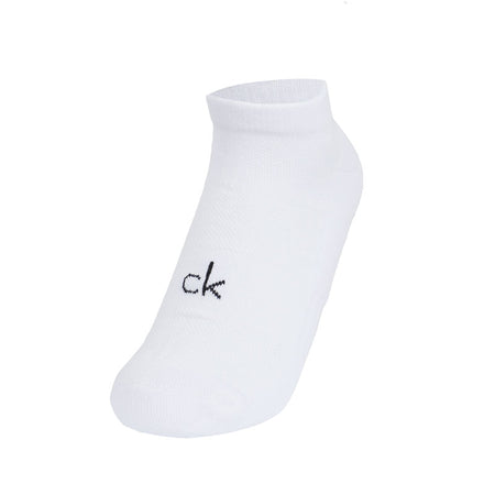 CALVIN KLEIN 3-Pack Unisex Trainer Socks (White)