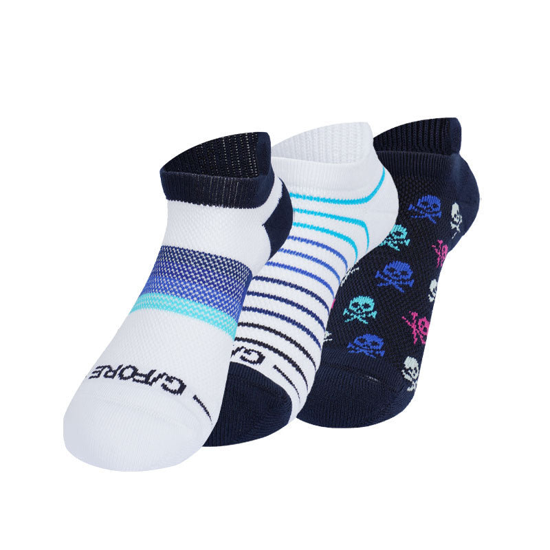 GFORE Limited Edition 3-Pack Men's Ankle Socks (Multi Colour)