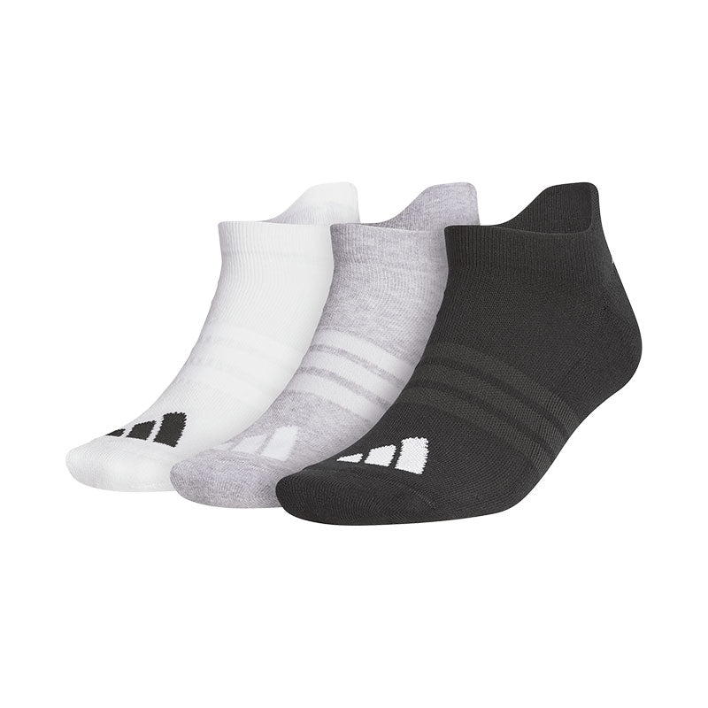 ADIDAS Performance 3-Pack Unisex Ankle Socks (White/Grey/Black)