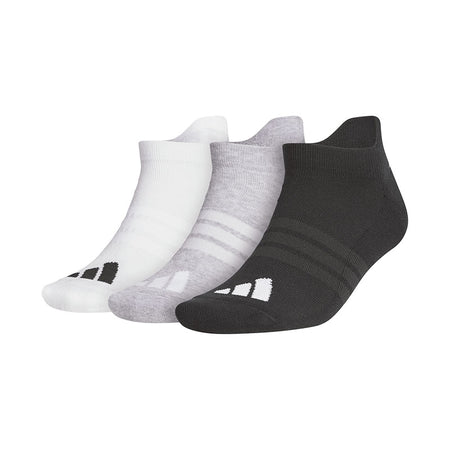 ADIDAS Performance 3-Pack Unisex Ankle Socks (White/Grey/Black)