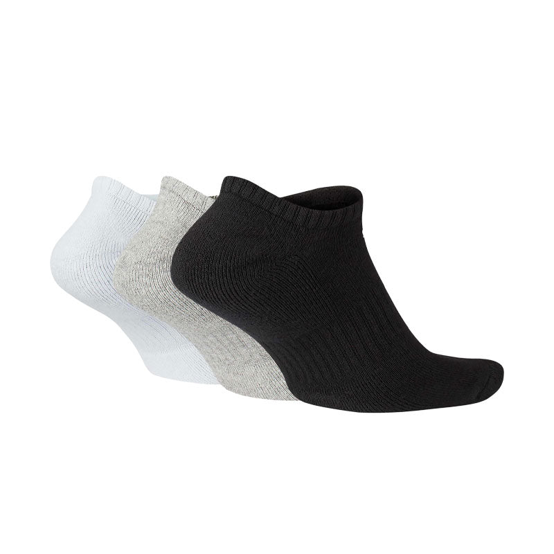 NIKE Everyday Cushioned Unisex No-Show Socks (Multi Colour)