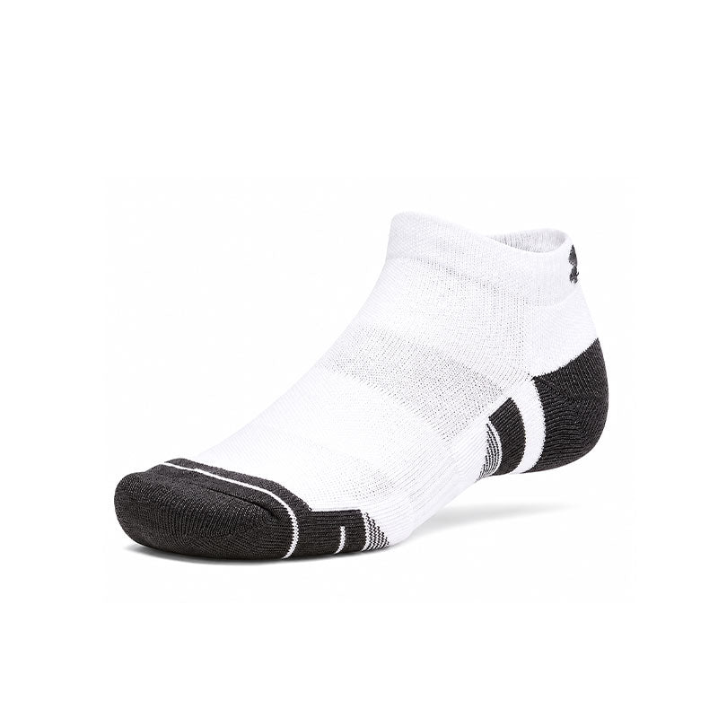 UNDER ARMOUR Performance Tech 3-Pack Low Unisex Socks (White)