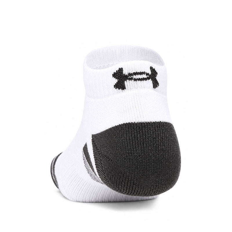 UNDER ARMOUR Performance Tech 3-Pack Low Unisex Socks (White)