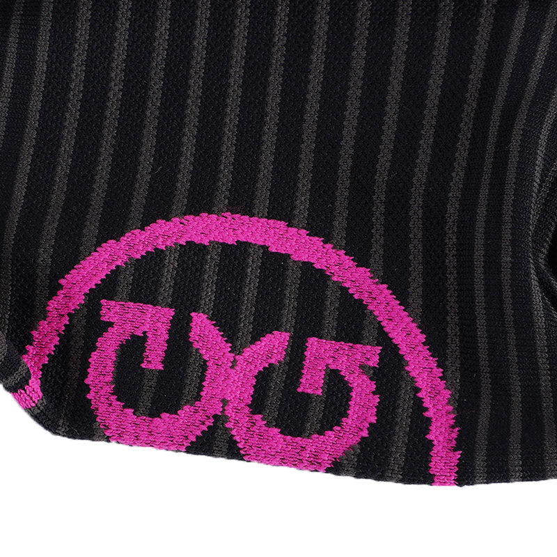 GFORE Striped Men's Crew Socks (Onyx)