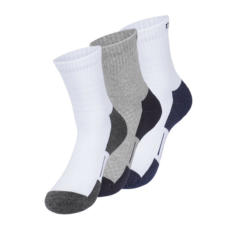 CUTTER & BUCK 3-Pack Crew Socks (Multi)