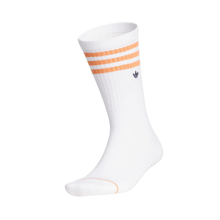 ADIDAS Originals Men's Crew Socks (White/Orange)
