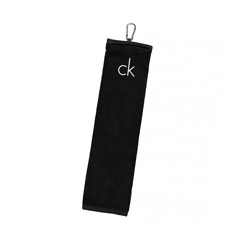 CALVIN KLEIN Tri Fold Towel (Black)