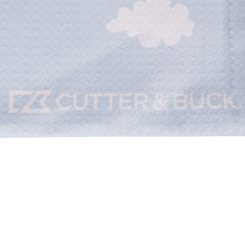 CUTTER & BUCK Waffle Weave Microfiber Towel (Blue/Green)