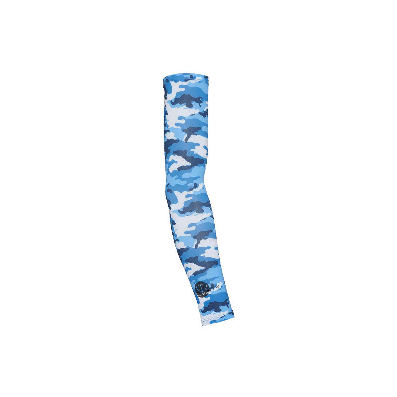 SPARMS Camo Junior Arm Sleeves (Blue)