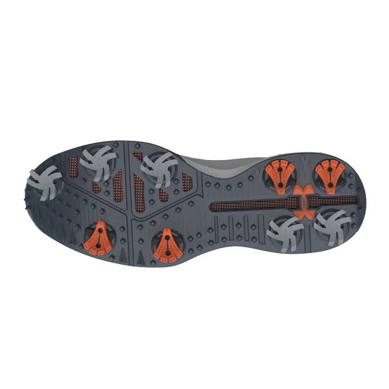 UNDER ARMOUR HOVR Drive 2 Men's Spiked Shoes (White/Grey/Blue)