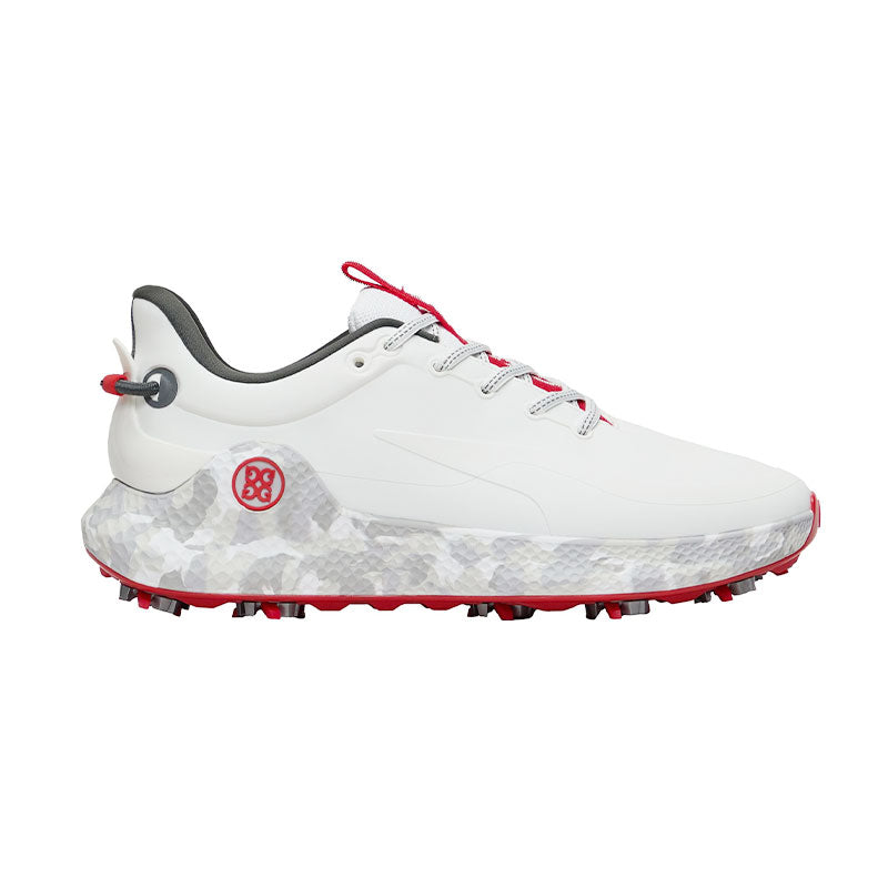 GFORE MG4+ O2 G/LOCK Men's Spiked Shoes (Snow/Charcoal)