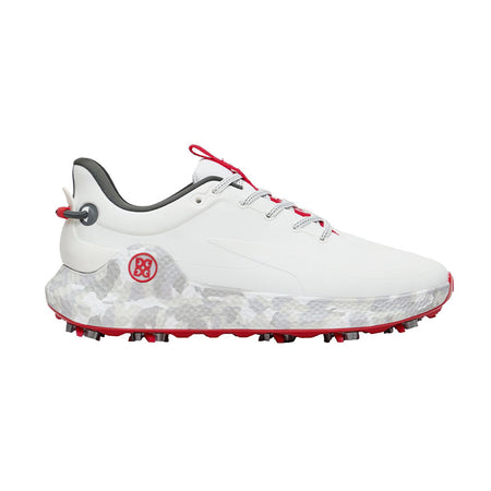 GFORE MG4+ O2 G/LOCK Men's Spiked Shoes (Snow/Charcoal)