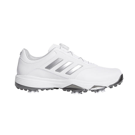 ADIDAS Alphamotion BOA Men's Spiked Shoes (White/Silver)