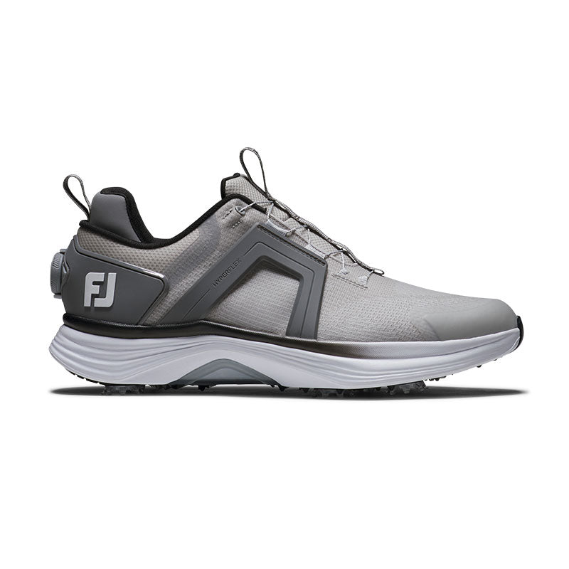 FOOTJOY Hyperflex BOA Men's Spiked Shoes (Grey/Grey/White)