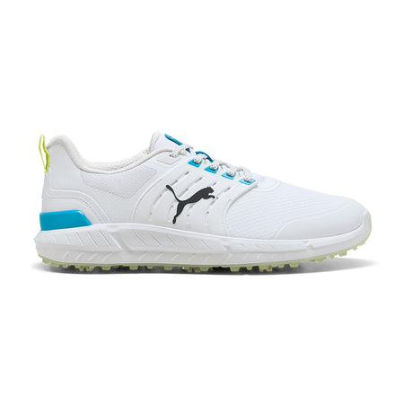 PUMA Ignite Elevate 2 Tour Men's Spiked Shoes (White)