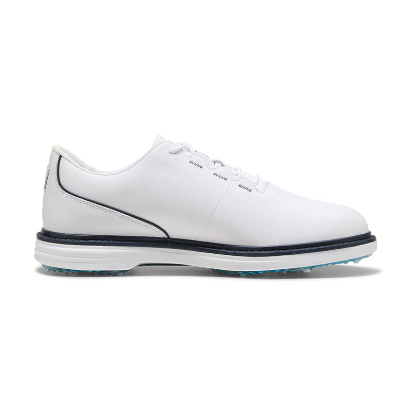 PUMA Avant Tour Men's Spiked Shoes (White/Navy)