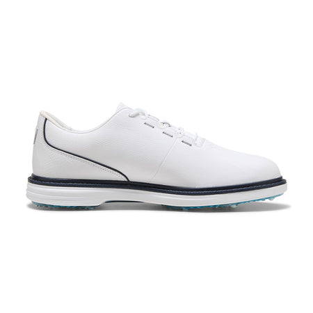 PUMA Avant Tour Men's Spiked Shoes (White/Navy)