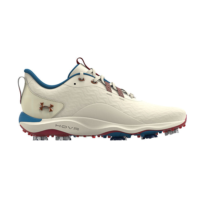 UNDER ARMOUR Drive Pro Clone LE Men's Spiked Shoes (White/Ivy/Copper)
