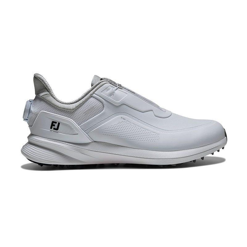 FOOTJOY Pro/SL BOA Men's Spikeless Shoes (White/White/Grey)