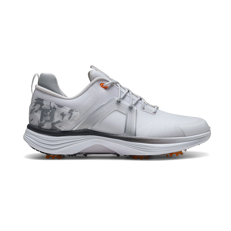 FOOTJOY HyperFlex Blaze Limited Edition Men's Spiked Shoes (White/Grey)