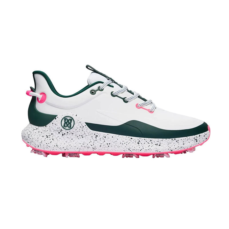 GFORE MG4+ O2  G/LOCK Men's Spiked Shoes (Pine/Knockout Pink)