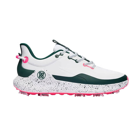 GFORE MG4+ O2  G/LOCK Men's Spiked Shoes (Pine/Knockout Pink)