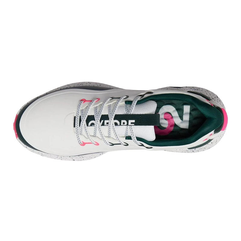 GFORE MG4+ O2  G/LOCK Men's Spiked Shoes (Pine/Knockout Pink)