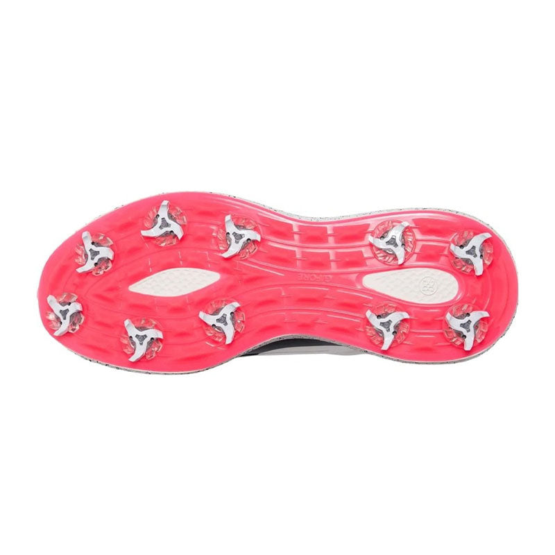 GFORE MG4+ O2  G/LOCK Men's Spiked Shoes (Pine/Knockout Pink)