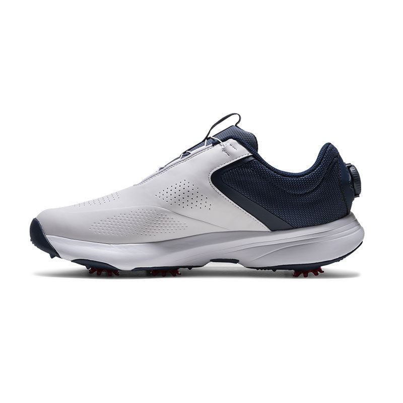 FOOTJOY FJ Qualifier BOA Men's Spiked Shoes (White/Blue/Red)