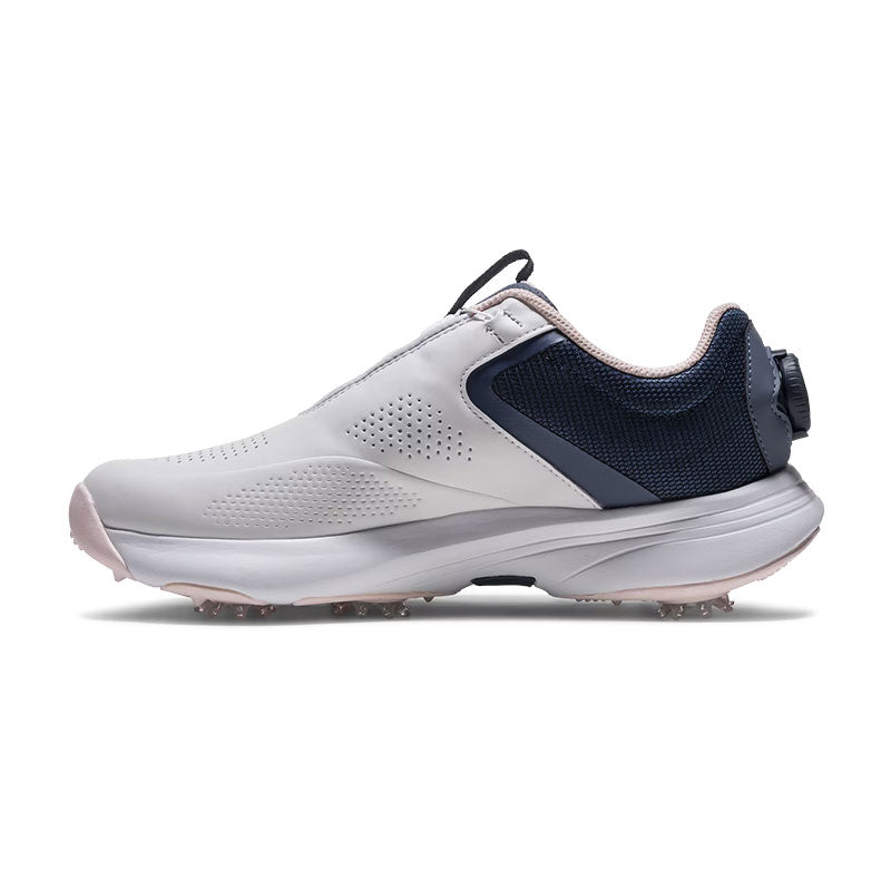 FOOTJOY FJ Qualifier BOA Women's Spiked Shoes (White/Pink/Blue)