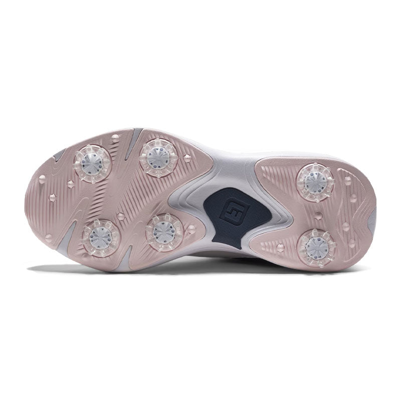 FOOTJOY FJ Qualifier BOA Women's Spiked Shoes (White/Pink/Blue)