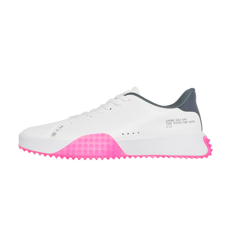 GFORE G.112 Men's Spikeless Shoes (Snow/Pink)