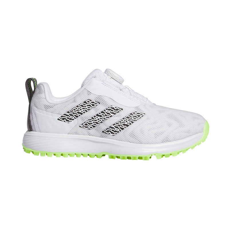 ADIDAS Codechaos BOA 25 Junior's Spikeless Shoes (White/Black/Lemon)