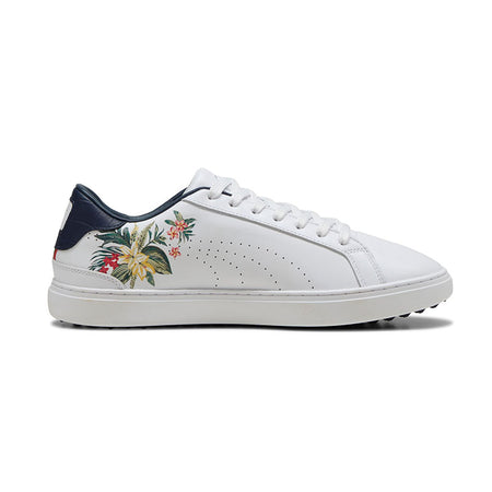 PUMA x PTC Men's Classic G Men's Spikeless Shoes (White/Navy/Red)