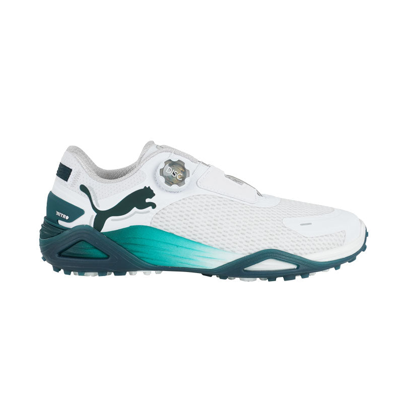 PUMA Shadowcat NITRO Disc Men's Spikeless Shoes (White/Green/Grey)