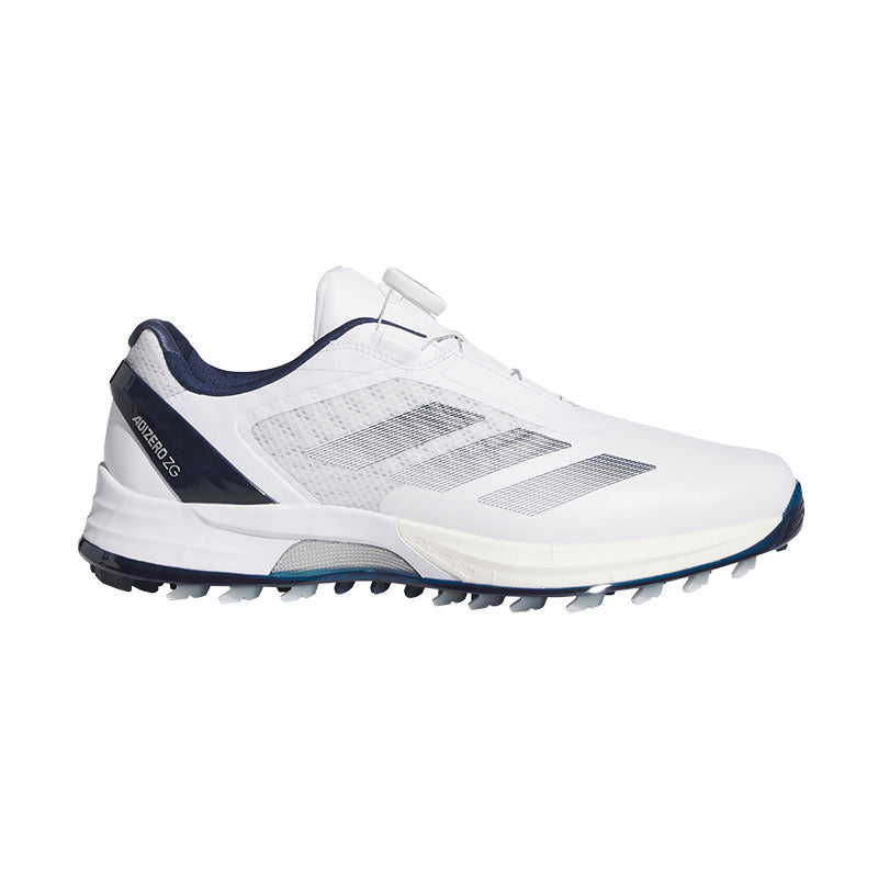ADIDAS Adizero ZG Lo BOA Men's Spikeless Shoes (White/Indigo/Silver)