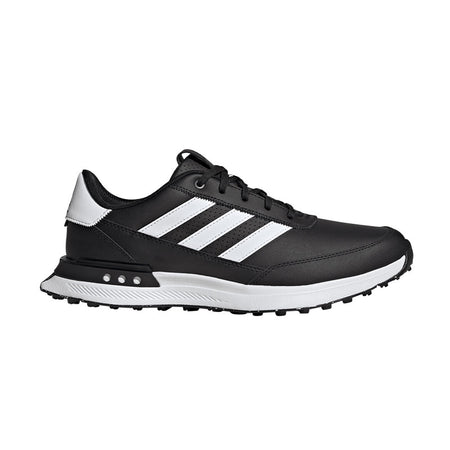 ADIDAS S2G 24 Leather Men's Spikeless Shoes (Black/White/Teal)