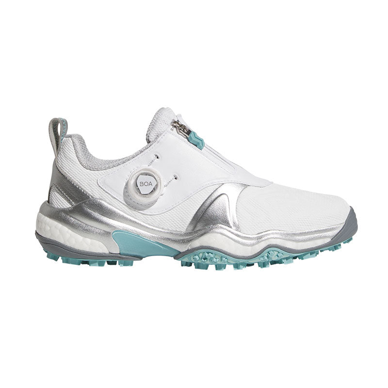 ADIDAS BOA 25 Women's Spikeless Shoes (White/Silver/Mint)