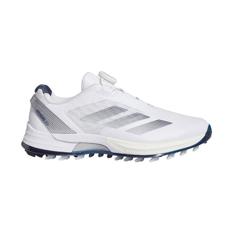 ADIDAS Adizero ZG Lo Boa Men's Spikeless Shoes (White/Indigo/Silver)