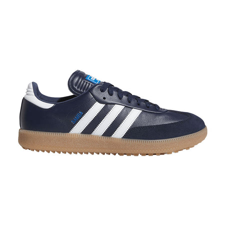 ADIDAS Originals Samba Unisex Spikeless Shoes (Indigo/White/Blue)