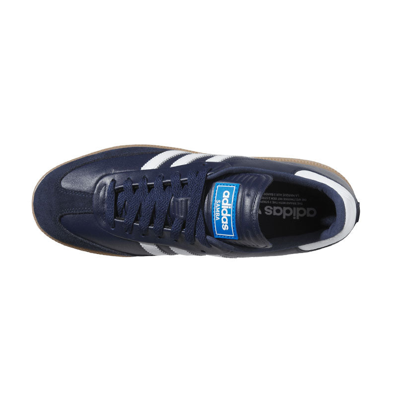 ADIDAS Originals Samba Unisex Spikeless Shoes (Indigo/White/Blue)