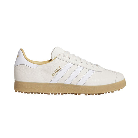 ADIDAS Gazelle Lux Men's Spikeless Shoes (White/White/Gum)