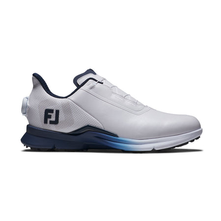 FOOTJOY Fuel BOA Men's Spikeless Shoes (White/Navy)