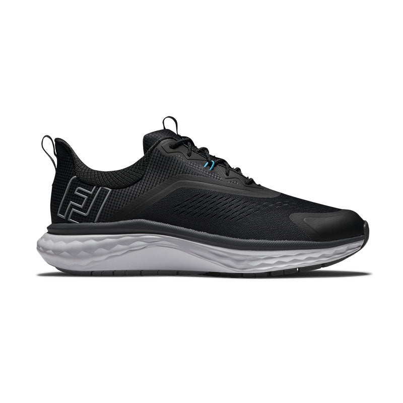 FOOTJOY Quantum Textile Men's Spikeless Shoes (Black/White)