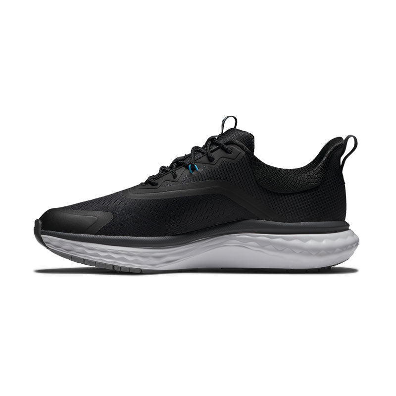 FOOTJOY Quantum Textile Men's Spikeless Shoes (Black/White)
